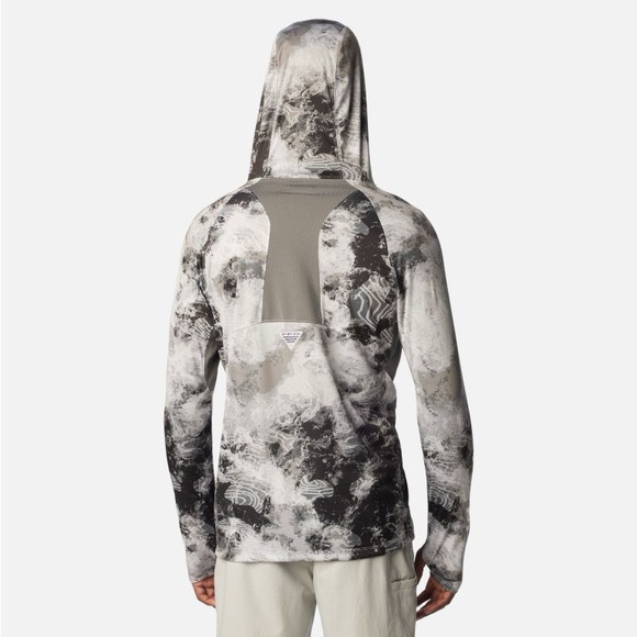 Men’s Columbia Super Terminal Tackle Vent Hoodie|XL| Cool Grey Deepwaters Camo - Picture 3 of 16